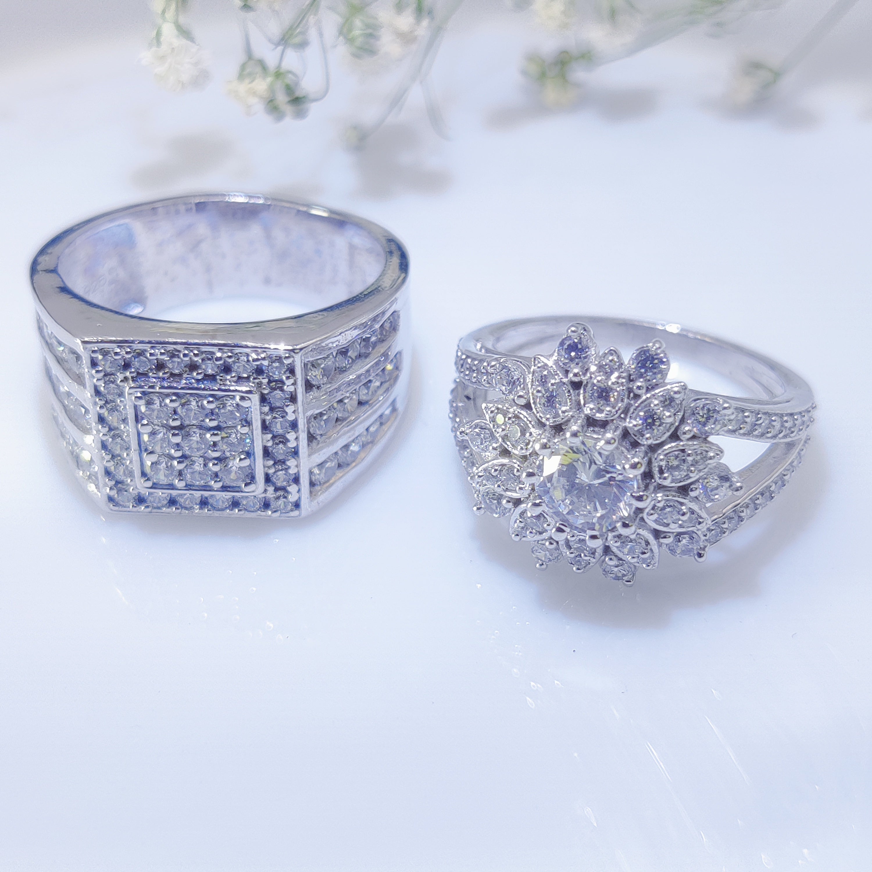 Eternal Radiance Couple Rings