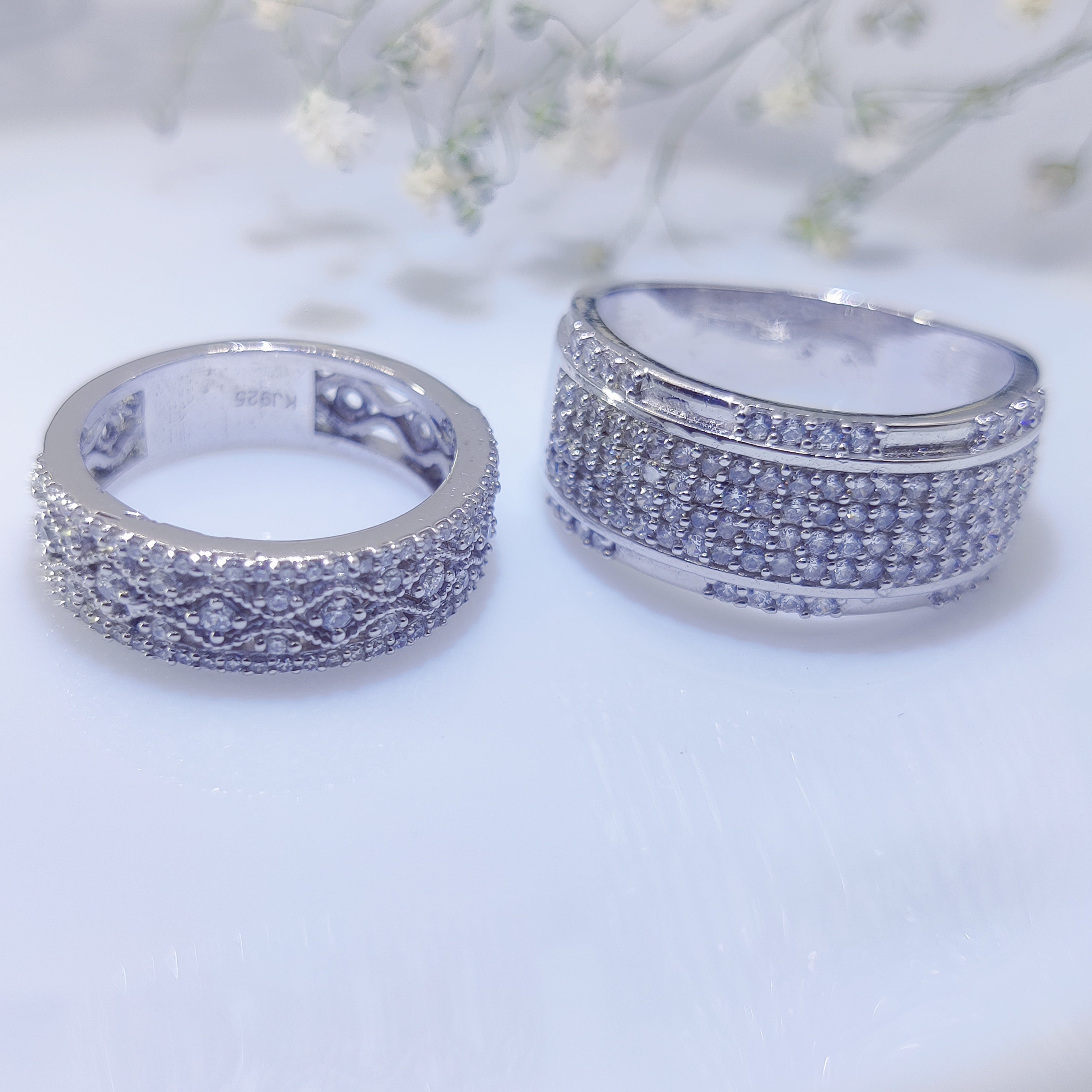 Forever Spark Couple Rings
