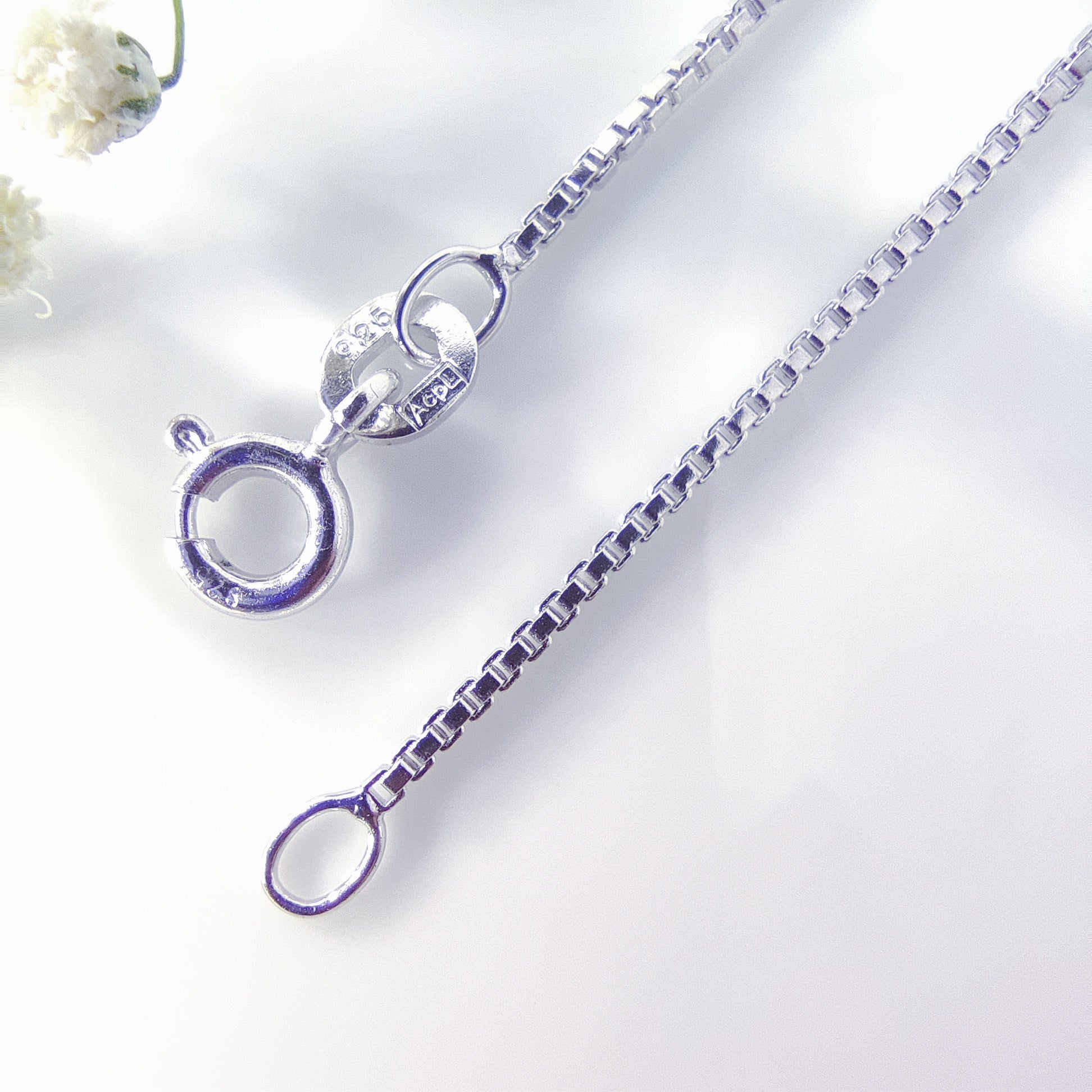 Eternal Glow Silver Chain