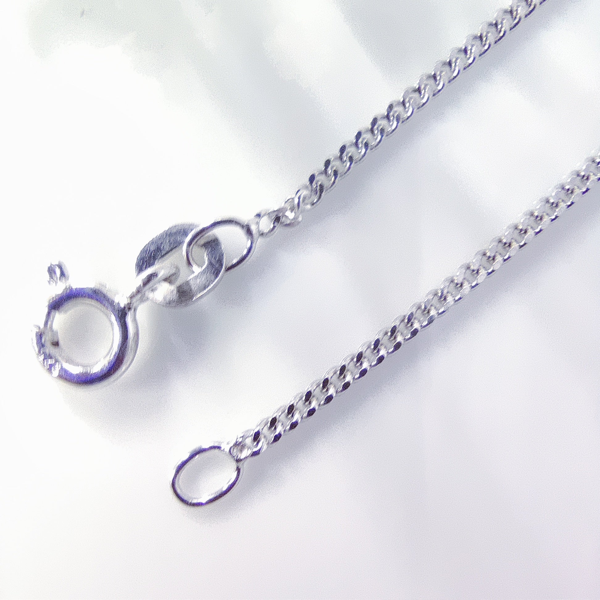 Elegance Curb Silver Unisex Chain