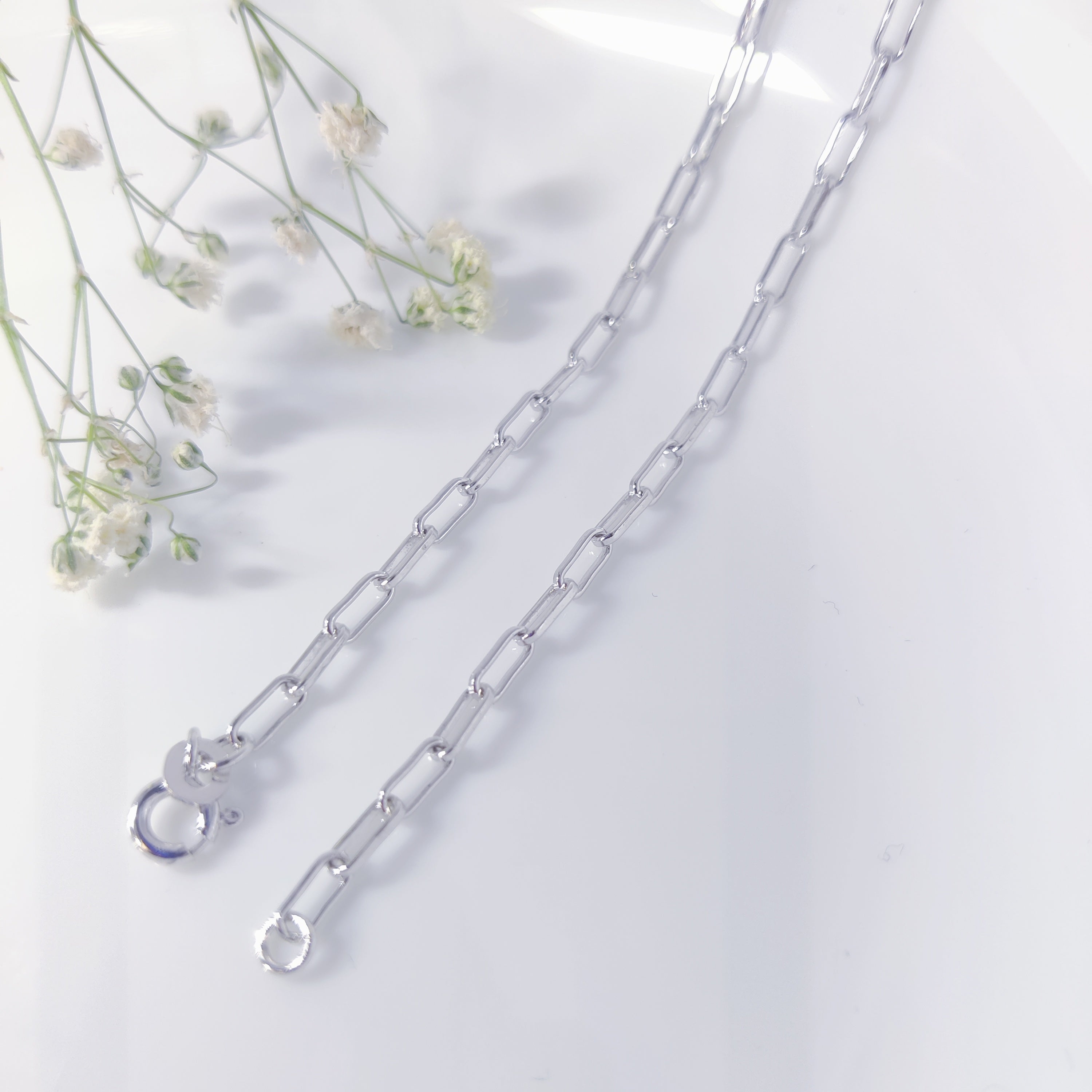 Everlasting Bond Unisex Silver Chain