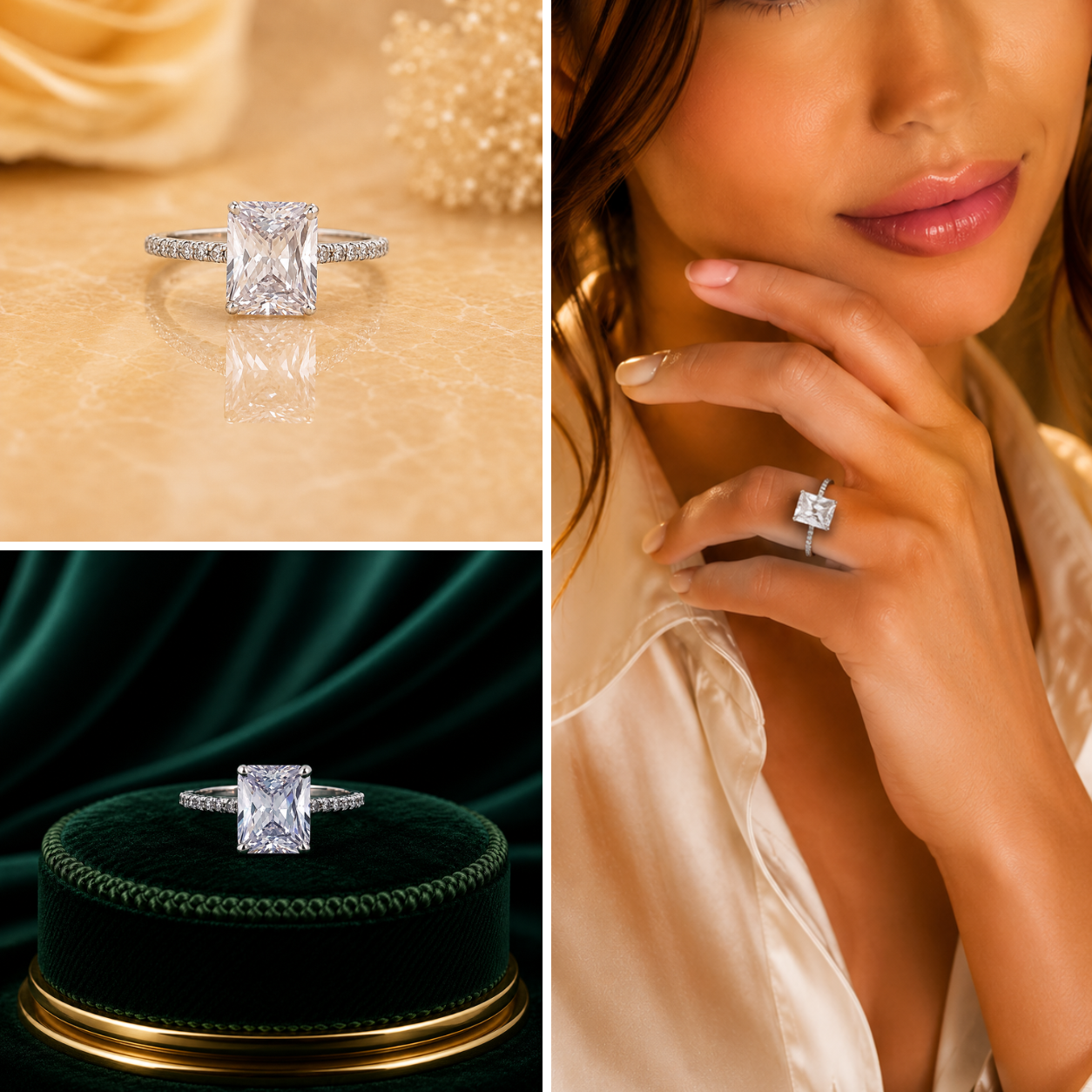 Radiant Cut Solitaire Ring