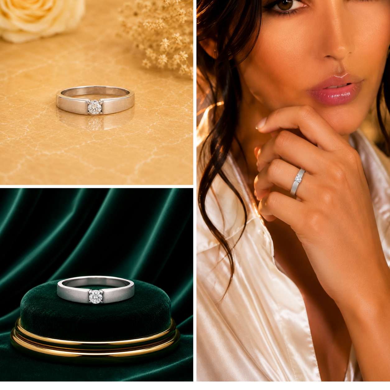 Classic Bezel Solitaire Diamond Ring