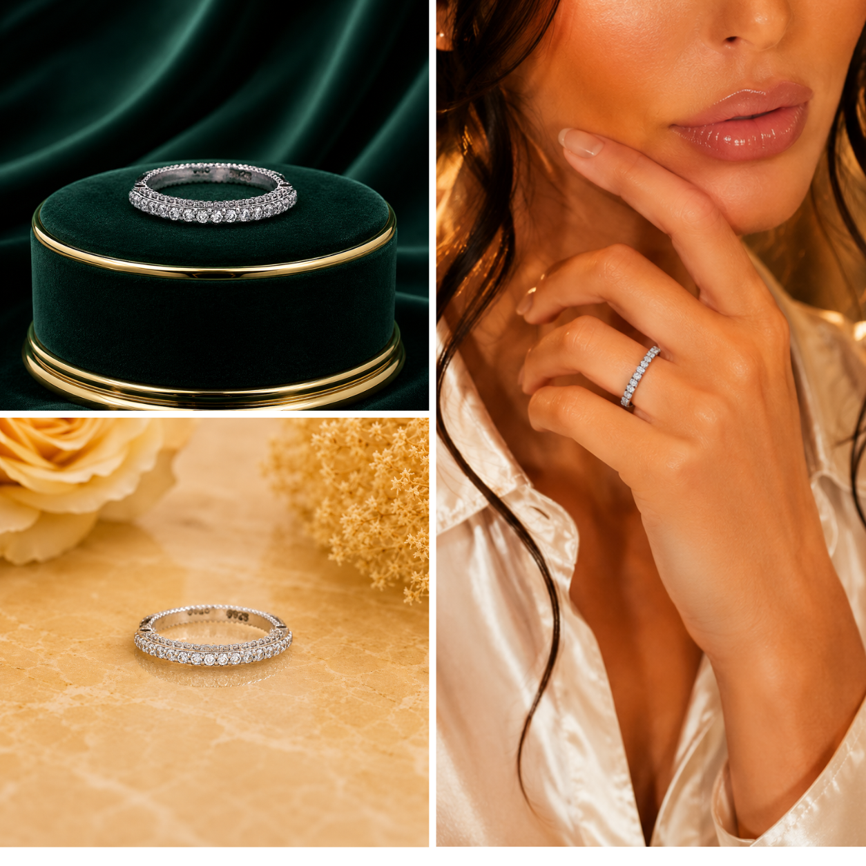 Classic Diamond Eternity Band Ring