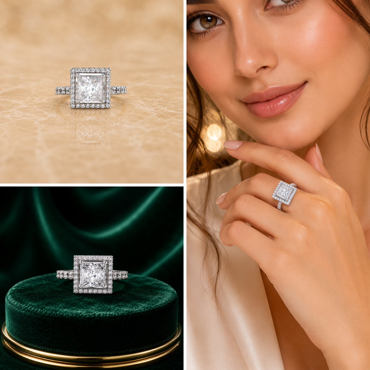 Radiant Princess Halo Ring