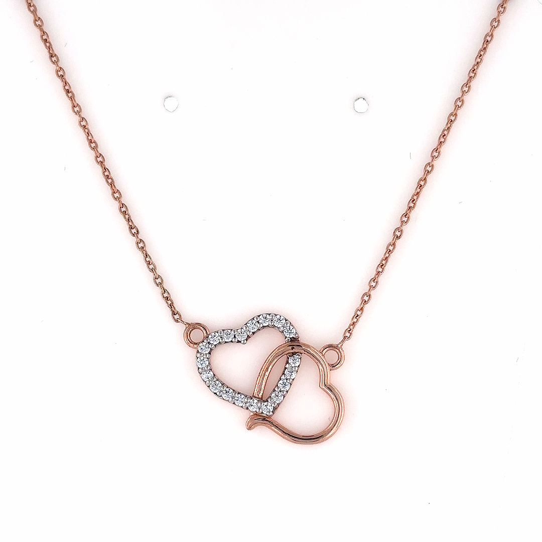 Eternal Hearts Silver Pendant
