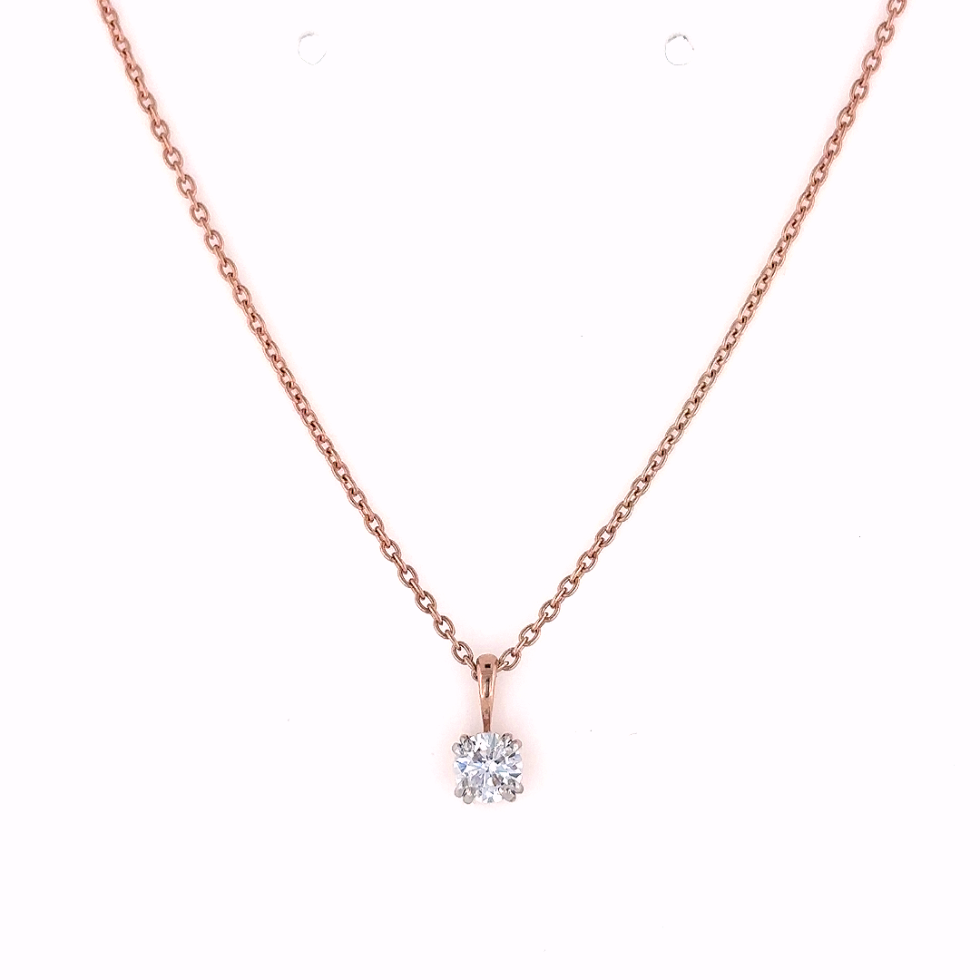 Eternal Spark Solitaire Pendant