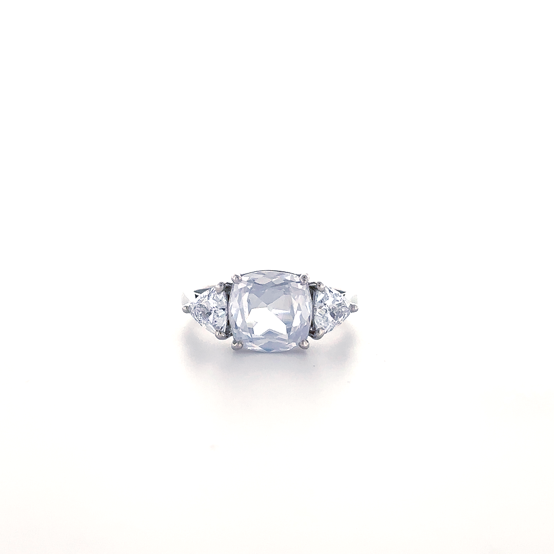 Elegant Cushion Cut Diamond Ring