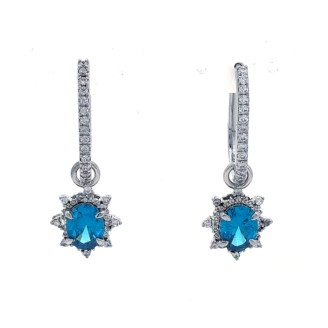Blooming Elegance Diamond Stud Earrings