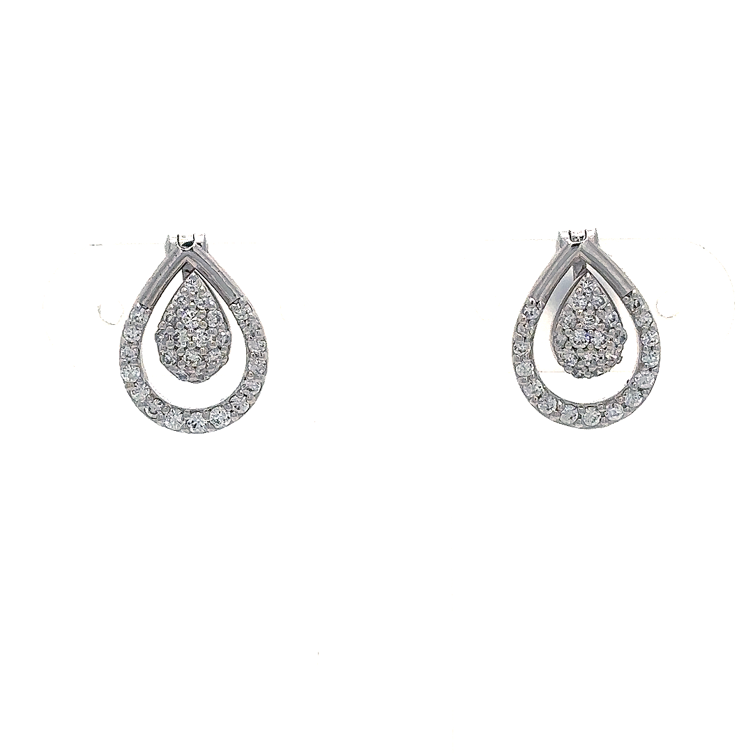 Aurora Teardrop Crystal Earrings