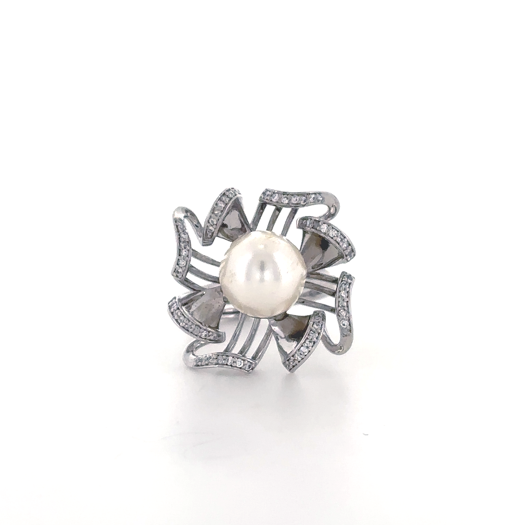 Pearl Bloom Statement Ring