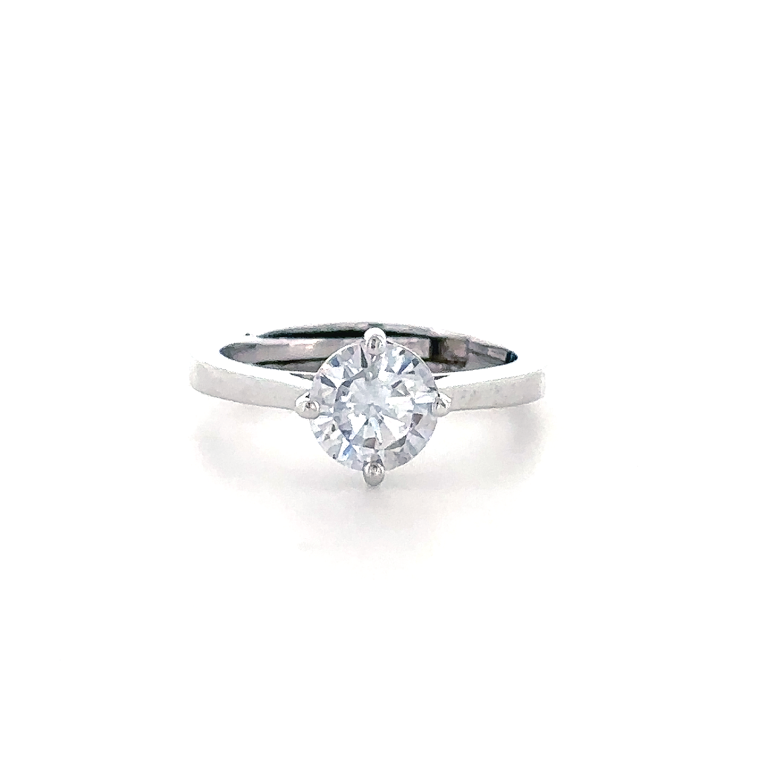 Classic Round Solitaire Diamond Ring