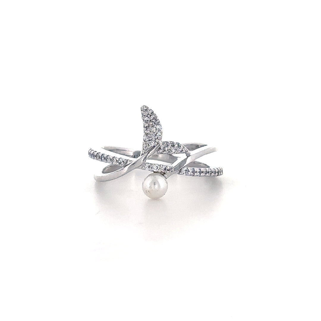 Leaf Open Adjustable Ring