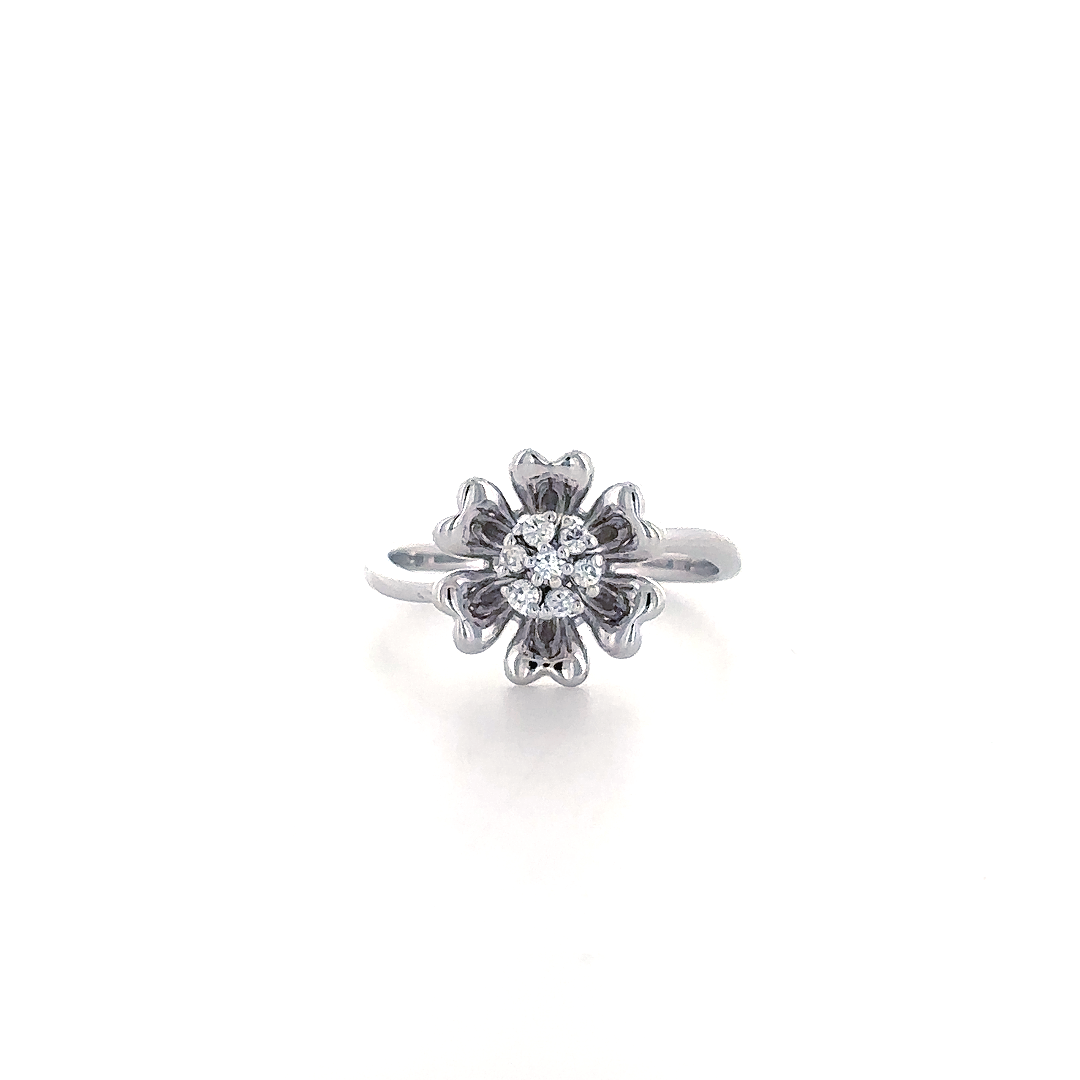 Blooming Floral Diamond Ring