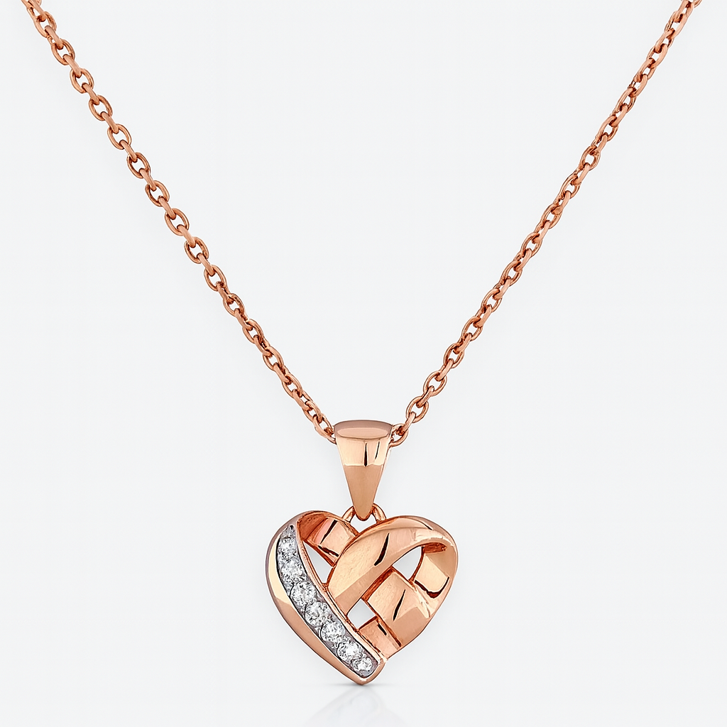 Eternal Weave Heart Pendant