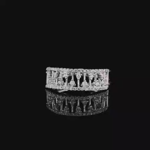 Harmonious Circle of Life Silver Ring - A Touch of Timeless Beauty