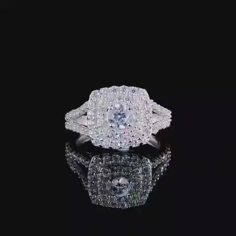 Stellar Radiance Luxe Silver Ring