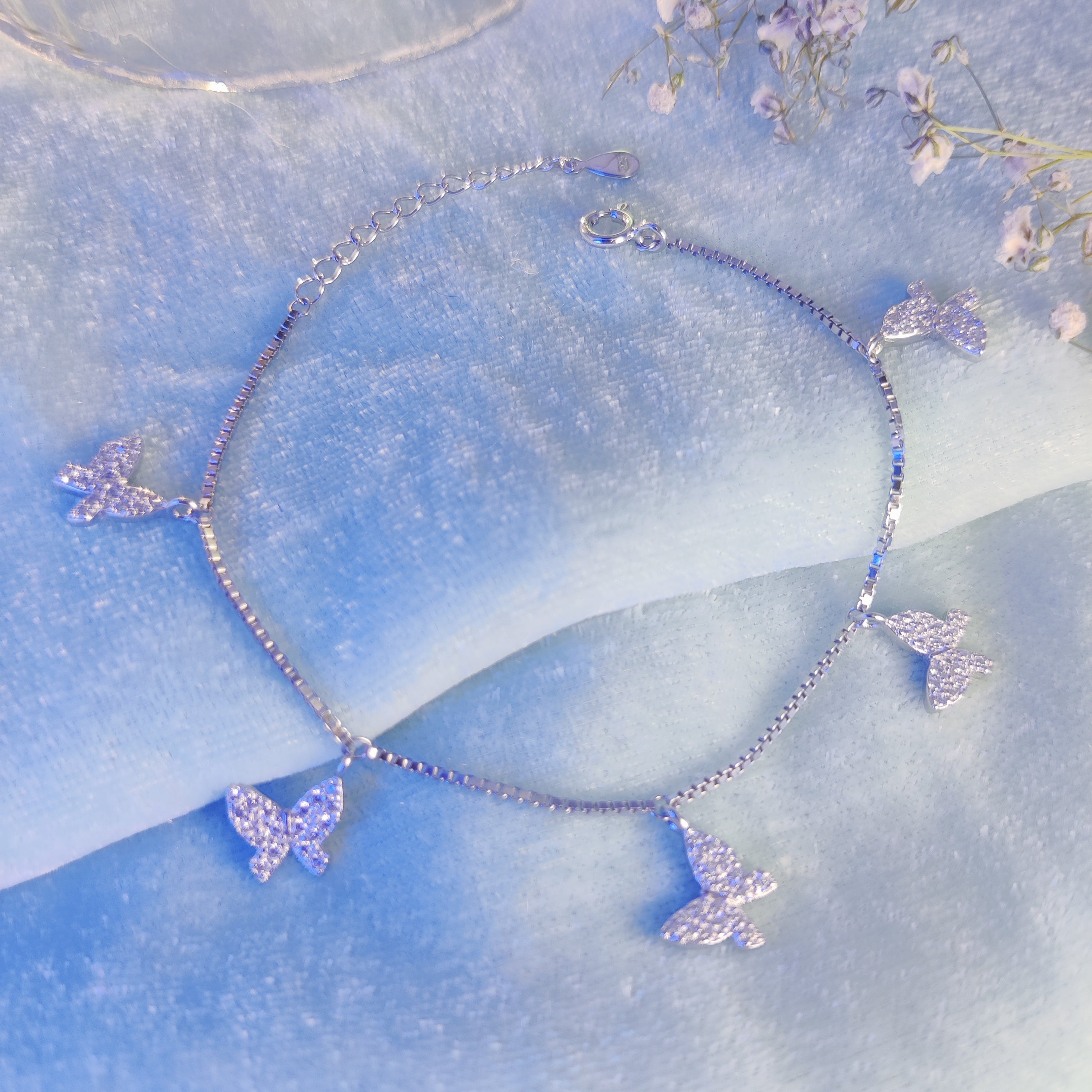Flutter Charm Butterfly Bracelet